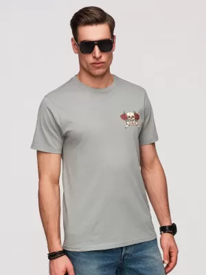 Pánske tričko OMBRE OM-TSPT-0257 GREY