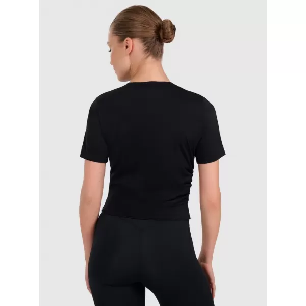  Dámske funkčné tričko 4F WAW25TFLOF433 DEEP BLACK 