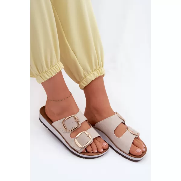 Dámske šľapky INBLU CP000061 BEIGE 