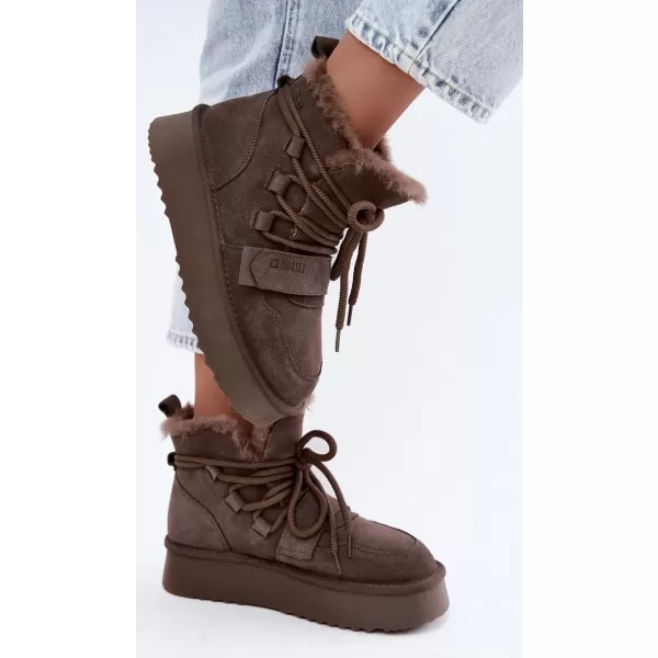  Dámske topánky BIG STAR SHOES UU274315 BROWN/BEIGE SHADOWS 
