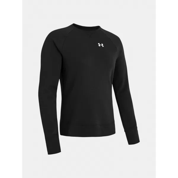  Dámska mikina UNDER ARMOUR RIVAL TERRY CREW 1360959-001 ČIERNA 