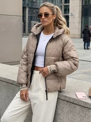 Dámska bunda DSTREET TY5762 BÉŽOVÁ