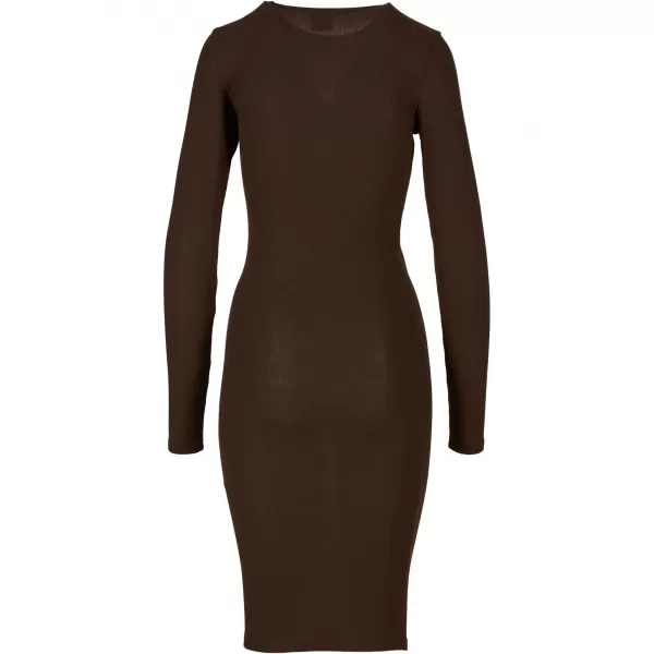  Dámske šaty URBAN CLASSICS TB1340 BROWN 