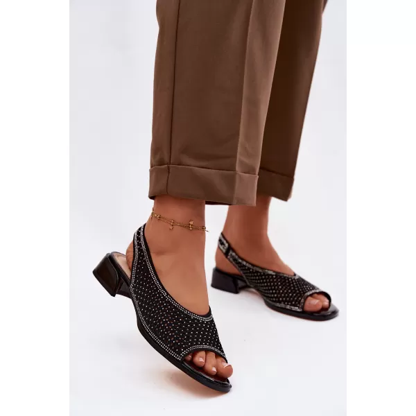  Dámske sandále D&A CR61-3131 BLACK 