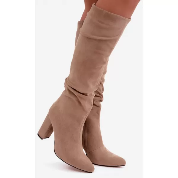  Dámske čižmy BOTO 52230 BROWN 