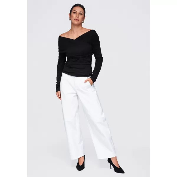  Dámska blúzka OMBRE OW-TS-E0088 BLACK 