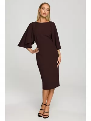 Dámske šaty MOE M700 BROWN