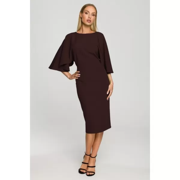  Dámske šaty MOE M700 BROWN 