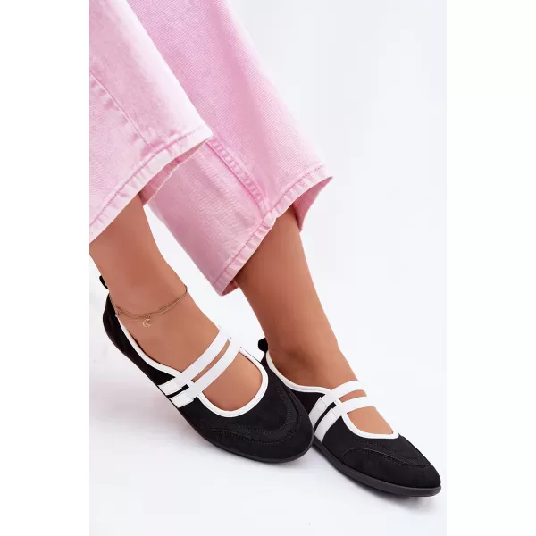  Dámske baleríny BOTO 22-383 BLACK 