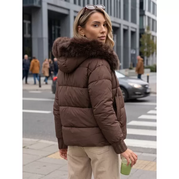  Dámska bunda DSTREET TY5829 HNEDÁ 
