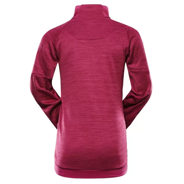  Detská mikina ALPINE PRO ONNECO 3 FUCHSIA RED 