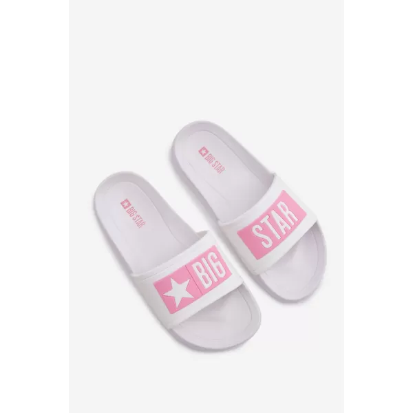  Detské šľapky BIG STAR SHOES TT374A002 PINK/WHITE 