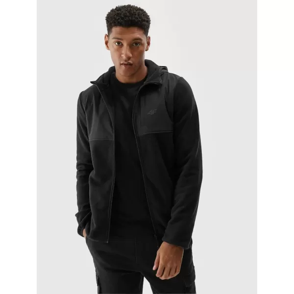  Pánska mikina 4F WMM00TSWSM1768 DEEP BLACK 