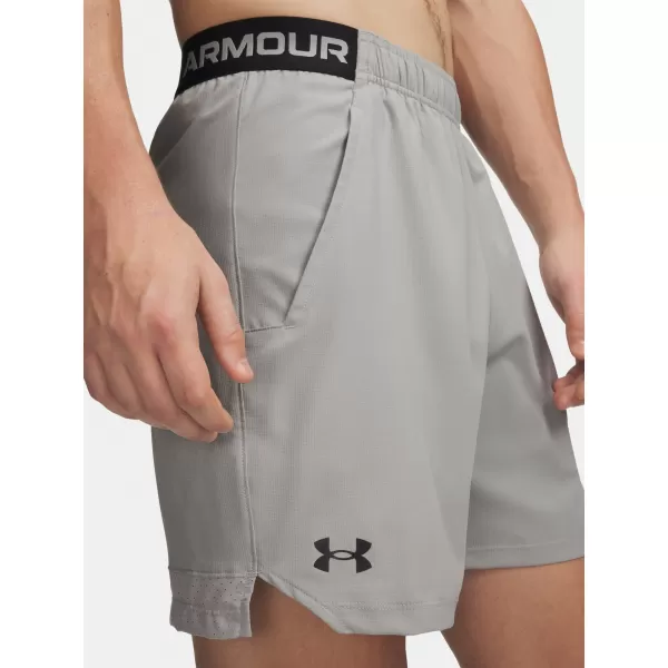  Pánske kraťasy UNDER ARMOUR VANISH WOVEN 6IN SHORTS 1373718-069 ŠEDÁ 