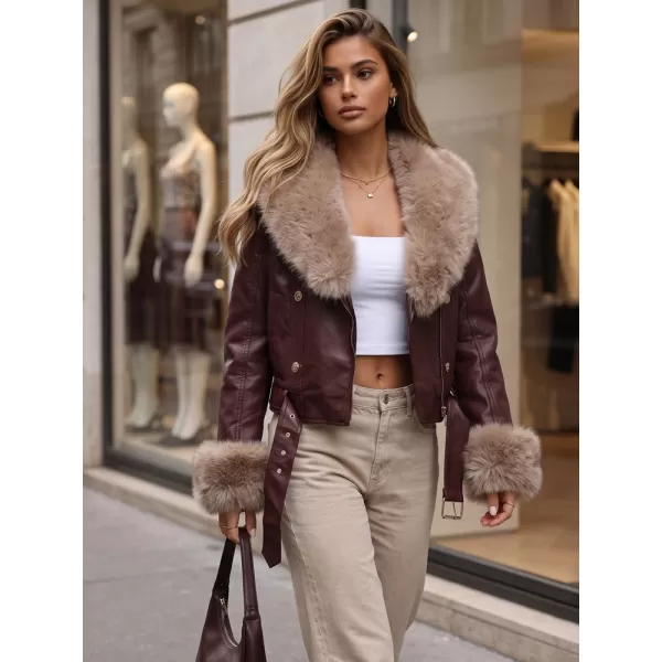 Dámska bunda DSTREET TY5980 BORDOVÁ 