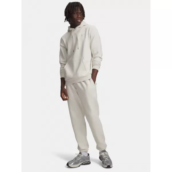  Pánske tepláky UNDER ARMOUR ICON FLEECE JOGGER 1373882-110 BIELA 