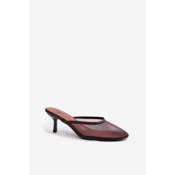  Dámske sandále BOTO LN-81 BROWN 