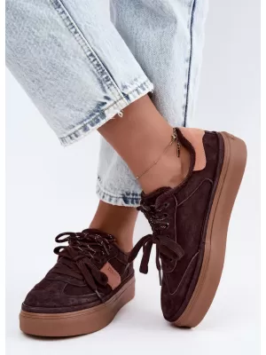 Dámske tenisky BIG STAR SHOES UU274770 BROWN/BEIGE SHADOWS
