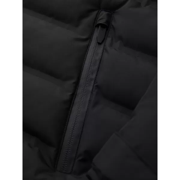  Pánska zimná prešívaná bunda OMBRE OM-JAHP-0305 BLACK 