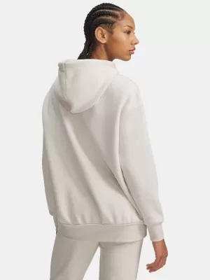 Dámska mikina UNDER ARMOUR ICON FLEECE OS HOODIE 1379495-111 BIELA