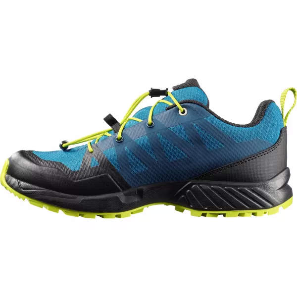  Detské topánky SALOMON OUTSCAPE WATERPROOF L49212500 MYKONOS BLUE/BLACK/ACID LIME 