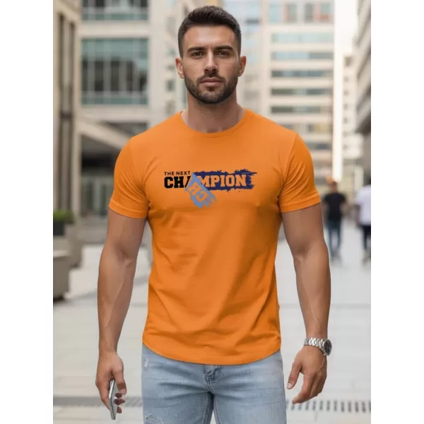  Pánske tričko DSTREET NX5017R-OR ORANŽOVÁ 