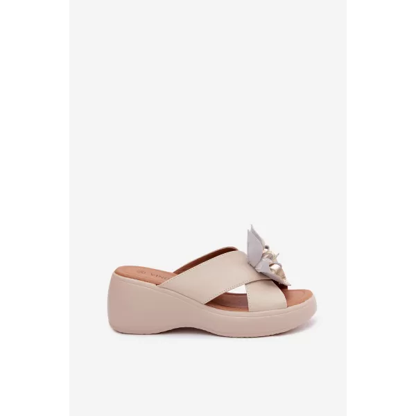  Dámske šľapky VINCEZA 41511 BEIGE 