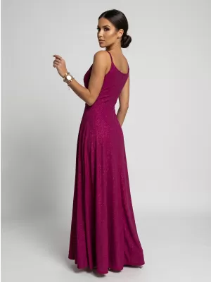 Dámske šaty NUMOCO 299-21 BROKÁTOVÁ FUCHSIA