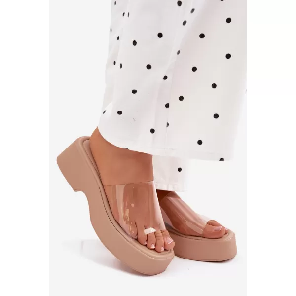  Dámske šľapky BOTO 78-146 BEIGE 