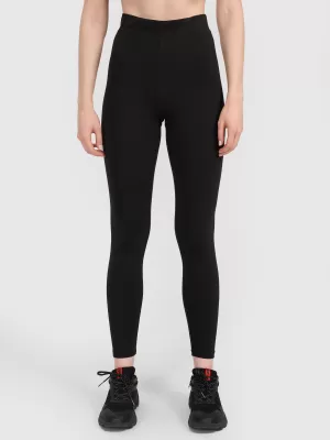 Dámske legíny 4F WMM00TTIGF296 DEEP BLACK