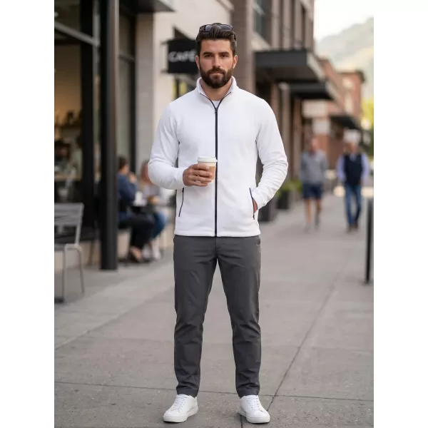  Pánska micro fleece mikina MALFINI FACTOR 852 BIELA 