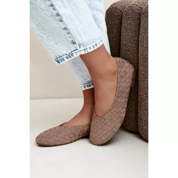  Dámske baleríny BOTO 9867 KHAKI 