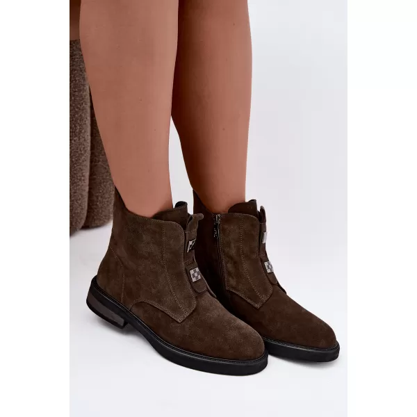  Dámske topánky D&A CR62-3334 KHAKI 