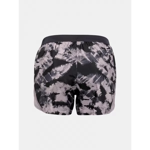  Dámske kraťasy UNDER ARMOUR W UA FLY BY 2.0 PRINTED SHORT 1350198-591 FIALOVÁ 