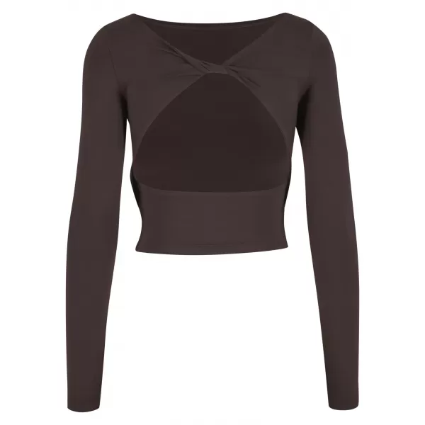  Dámske tričko URBAN CLASSICS TB7721 WARM/BROWN 
