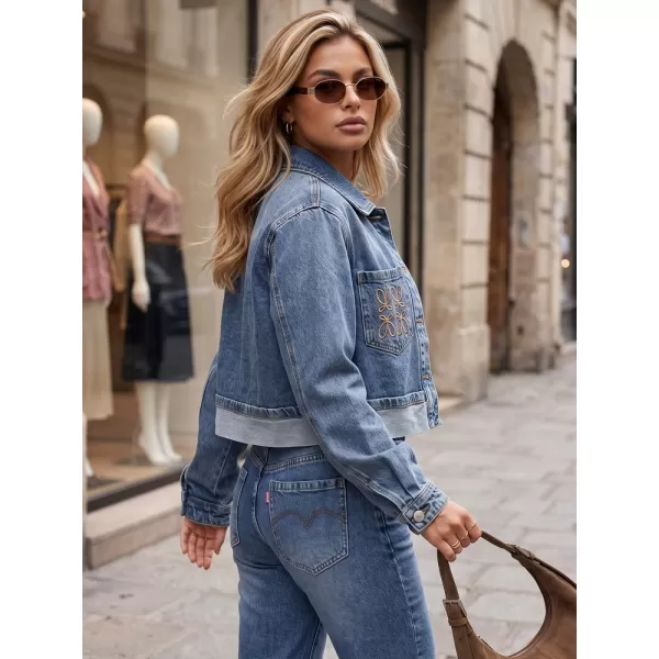  Dámska bunda DSTREET TY5901 MODRÁ 