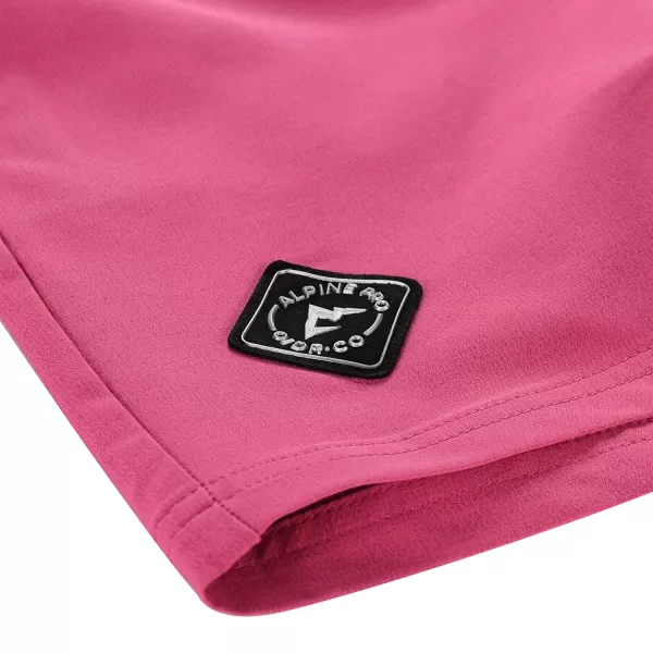  Detské kraťasy ALPINE PRO ZAMBO 3 FUCHSIA RED 