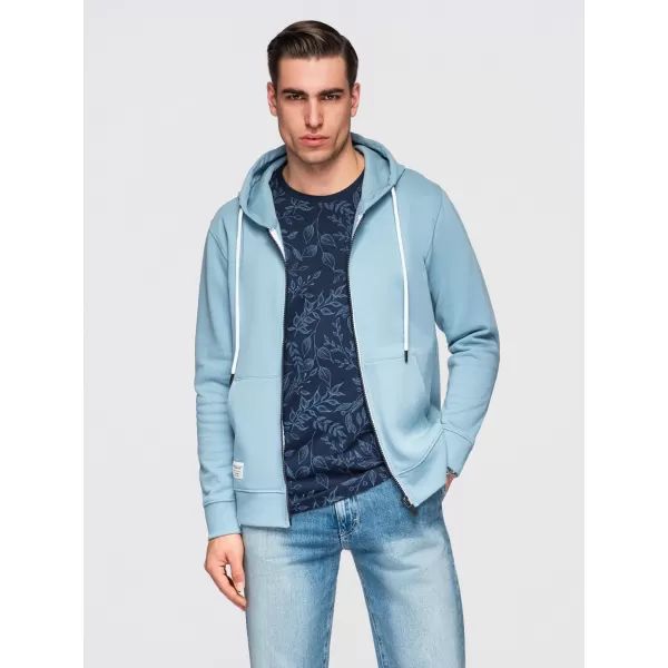  Pánska mikina OMBRE OM-SSBZ-0272 BLUE 