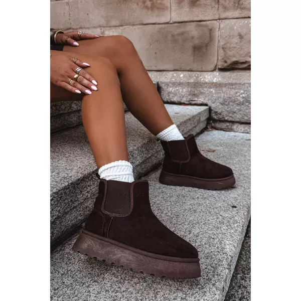  Dámske topánky BIG STAR SHOES UU274174 BROWN/BEIGE SHADOWS 