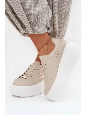 Dámske tenisky D&A LR61-7095 BEIGE