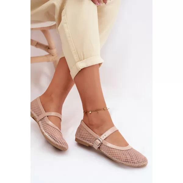  Dámske baleríny BOTO 26BL02-9968 BEIGE 