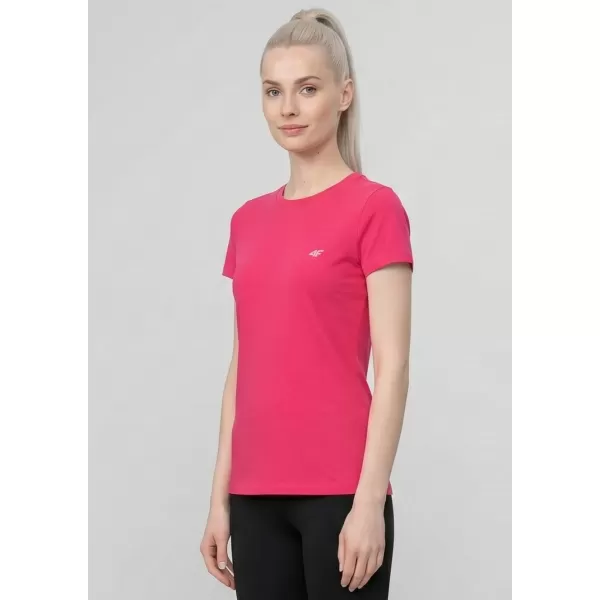  Dámske funkčné tričko 4F WAW25TFTSF1527 DARK PINK 