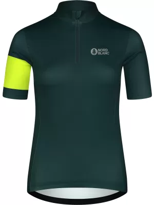 Dámsky cyklo dres NORDBLANC ENTHUSIAST NBSLF8084 ZELENÁ
