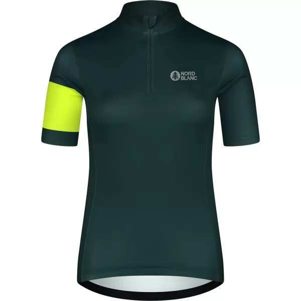  Dámsky cyklo dres NORDBLANC ENTHUSIAST NBSLF8084 ZELENÁ 