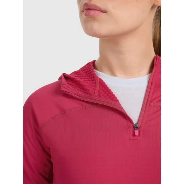  Dámska funkčná mikina 4F WAW25TFSWF591 DARK PINK 