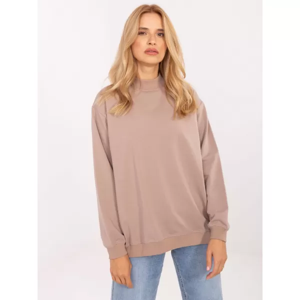  Dámska mikina BASIC FEEL GOOD RV-BL-5185.79P DARK BEIGE 