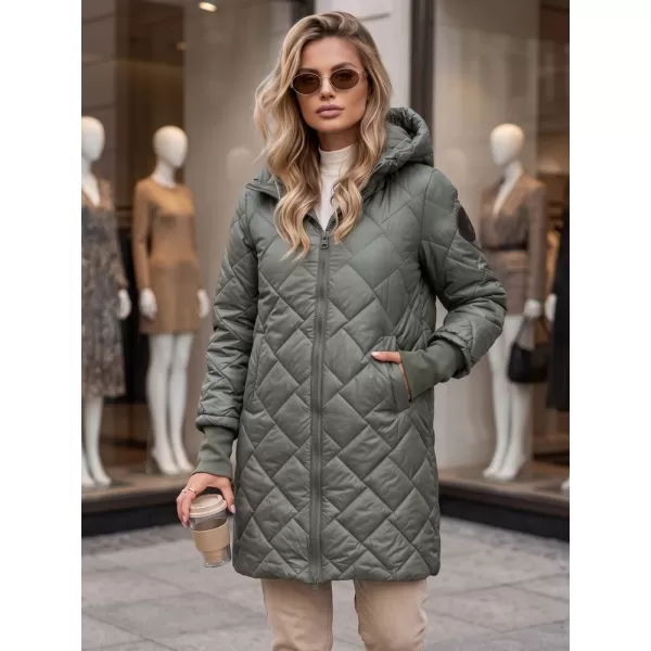  Dámska bunda DSTREET TY5863 ZELENÁ 
