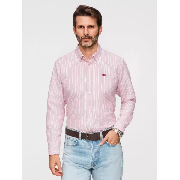  Pánska košeľa OMBRE K703 PINK 