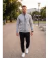 Pánska mikina 4F WMM00TSWSM2547 COLD LIGHT GREY MELANGE