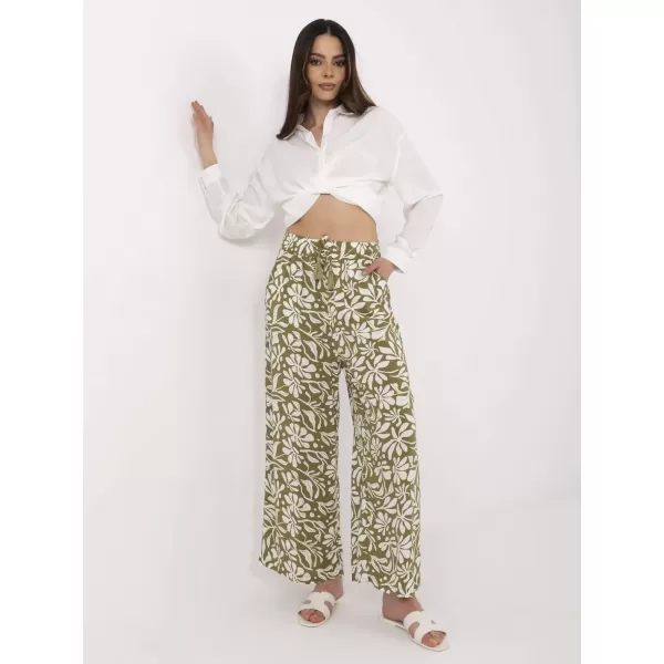  Dámske nohavice SUBLEVEL D73771M62237H OLIVE 